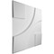 Ekena Millwork Nestor EnduraWall Decorative 3D Wall Panel, White, 19 5/8"W x 19 5/8"H WP20X20NEWH - alternate 6